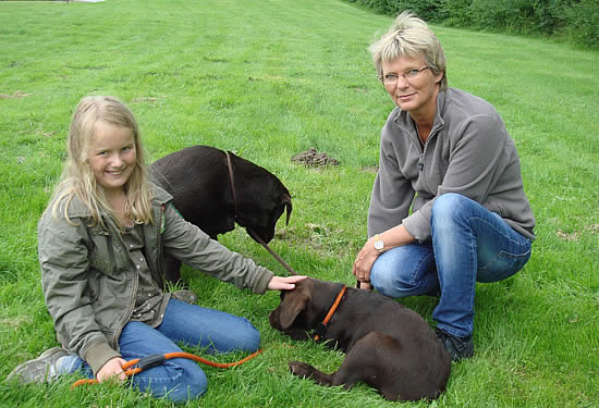 Kathrine, Grethe, Mocca og Choko