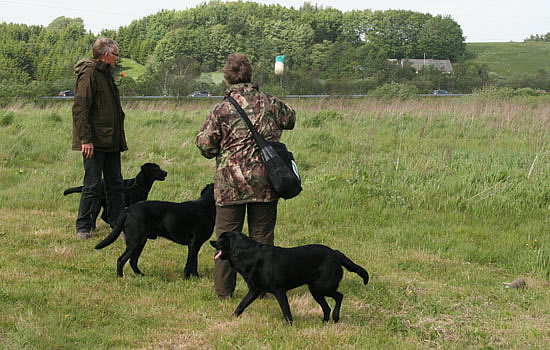 Træning med Hanne og Leoni